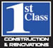 1st class construction free estimate